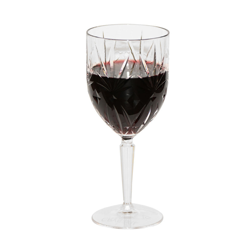 6 stk - Premium Vinglas 40 cl CRYSTAL- GraMonty - Brudsikkert plastik