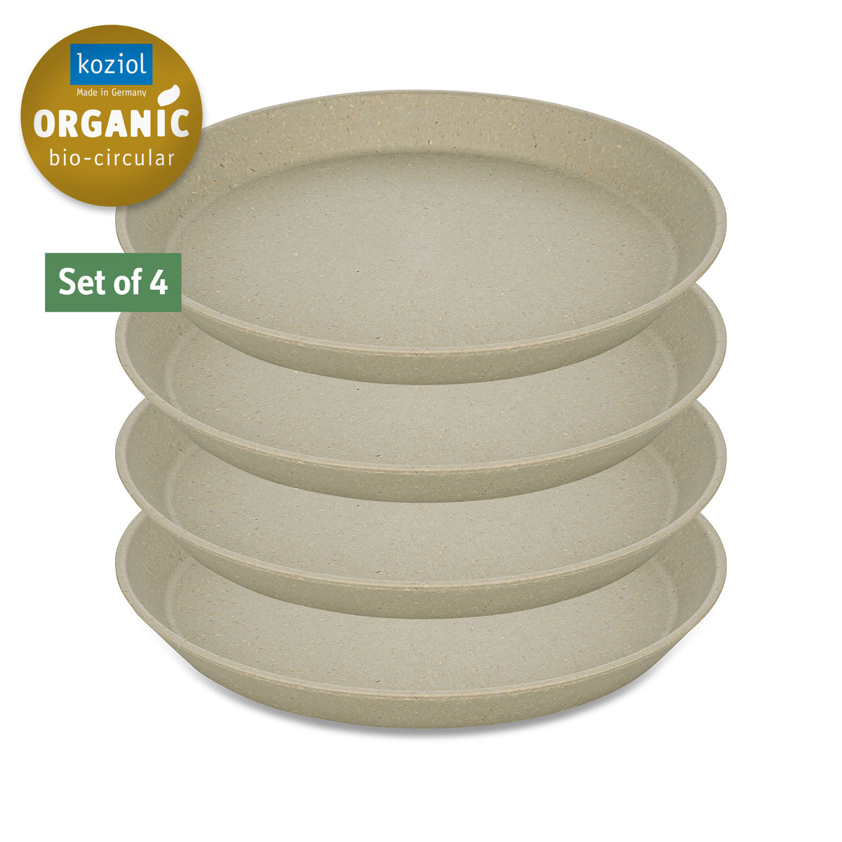 Koziol Tallerken Ø205mm Connect Plate Nature Desert Sand
