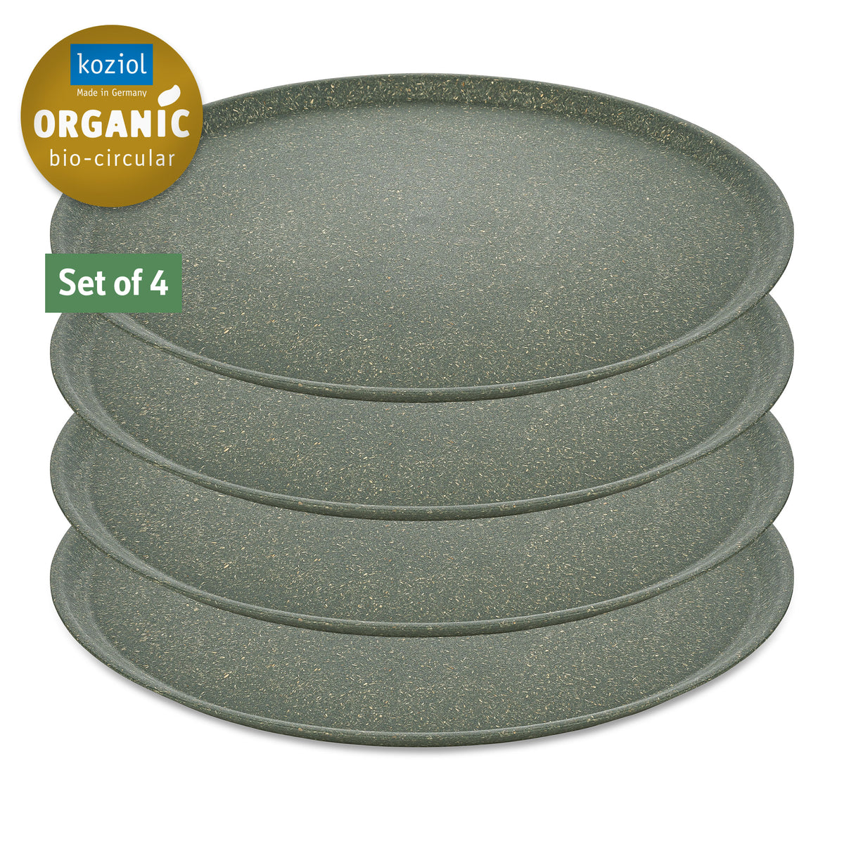 Koziol Tallerken Ø255mm Connect Plate Nature Ash Grey