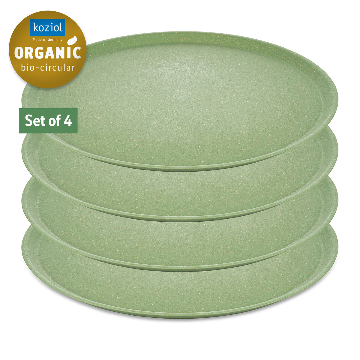 Koziol Tallerken Ø255mm Connect Plate Nature Leaf Green