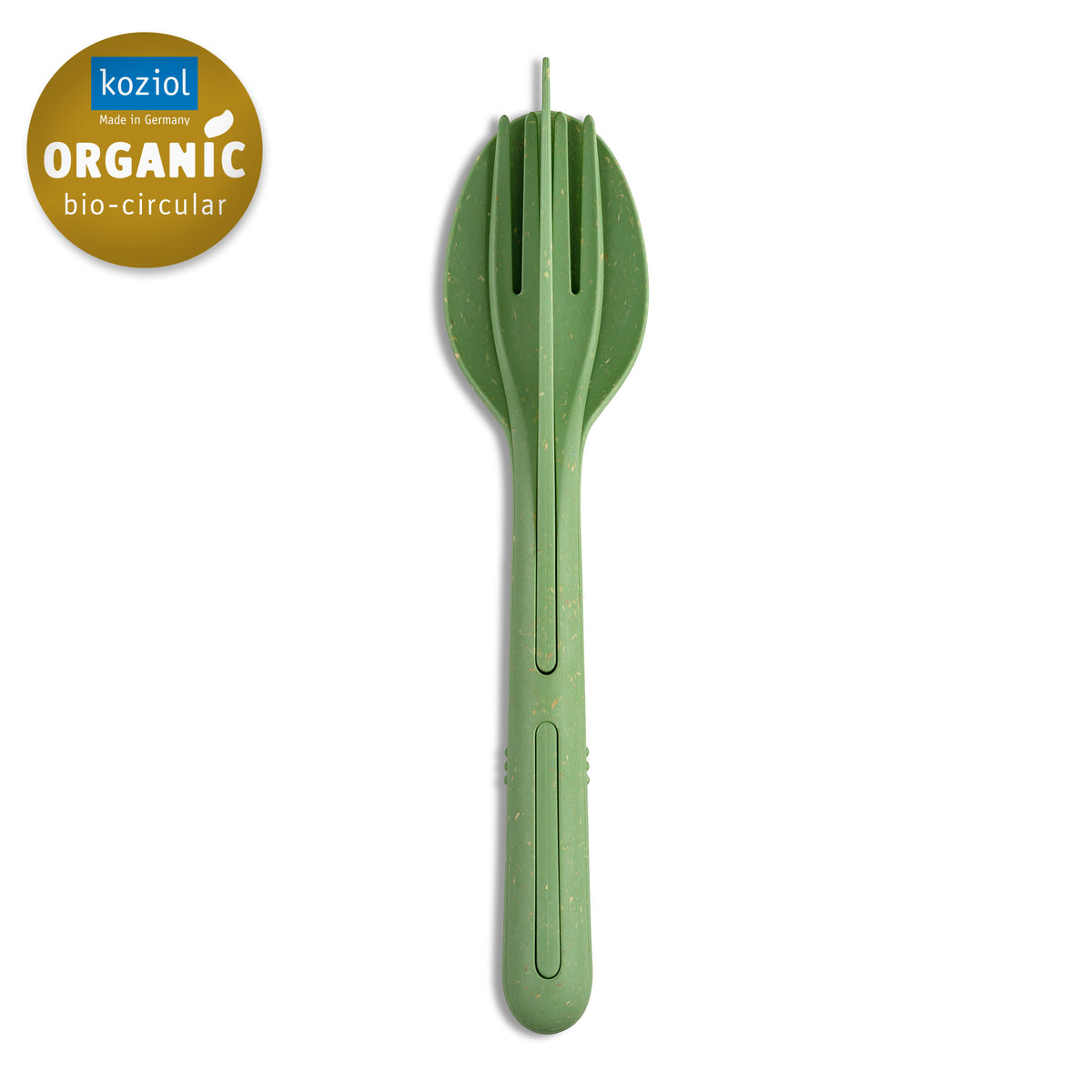 Koziol bestiksæt kniv, gaffel og ske leaf green