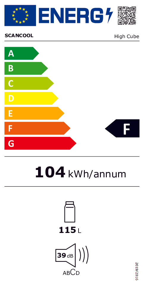 Coca Cola Køleskab 130 liter - Highcube Scandomestic