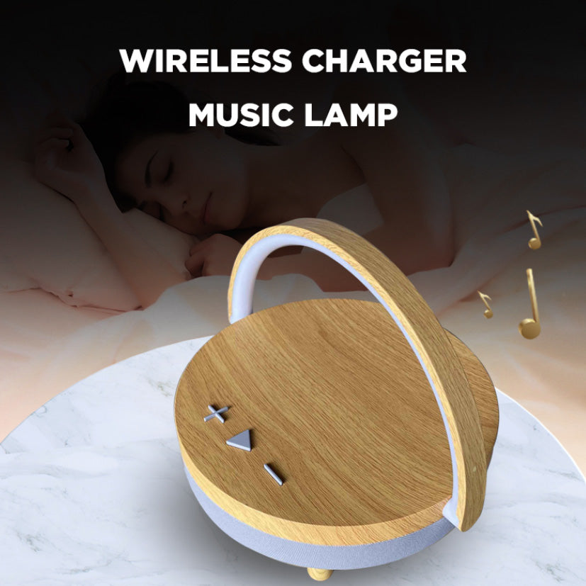 Haws QI Trådløs opladerstation med LED lampe + højtaler