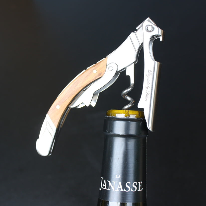 Laguiole proptrækker i oliventræ