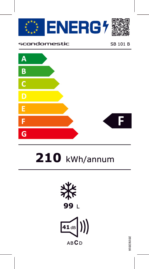 Kummefryser 99 liter - SB 101 B Scandomestic