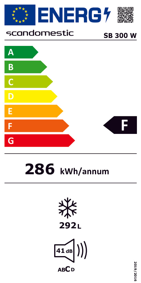 Kummefryser 292 liter - SB 300 W Scandomestic