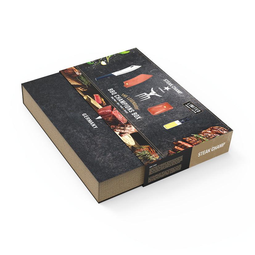 Steak Champs grillsæt til grill entusiasten i gaveæske