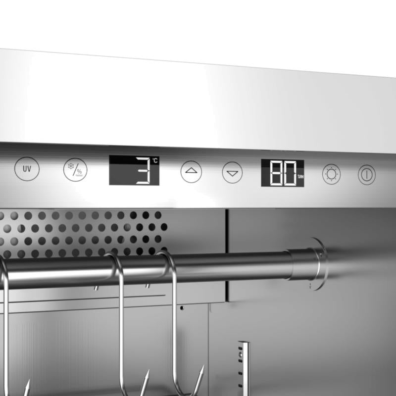 Caso DryAged Master 125, kødmodningsskab, 125L, Rustfrit stål