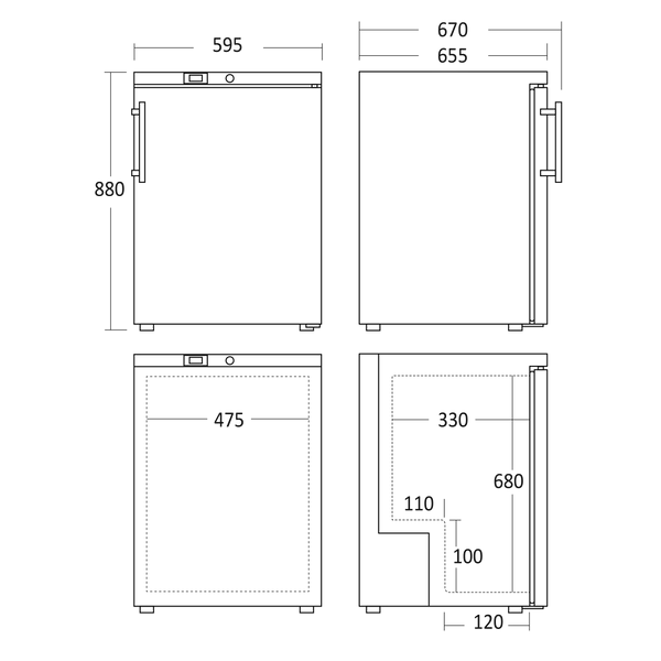 Scancool GUF190W