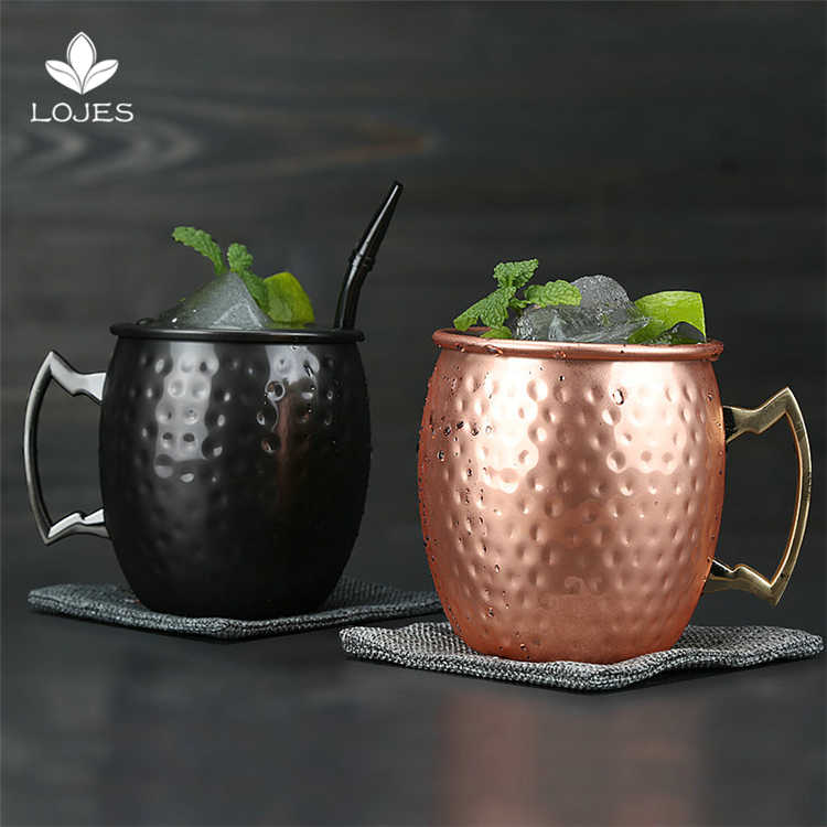 MOSCOW MULE KOP GUNMETAL - HAMMERED 550 ML