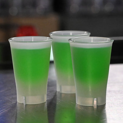 Brudsikre Shotglas 2 cl frosted hvid - GREEN