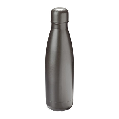 Termoflaske 500 ml sort metal look - TO GO Drikkedunk