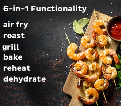 Instant - Vortex Plus Air fryer Clearcook 5.7 L 1700W + Gratis Steak Champ Olie Spray