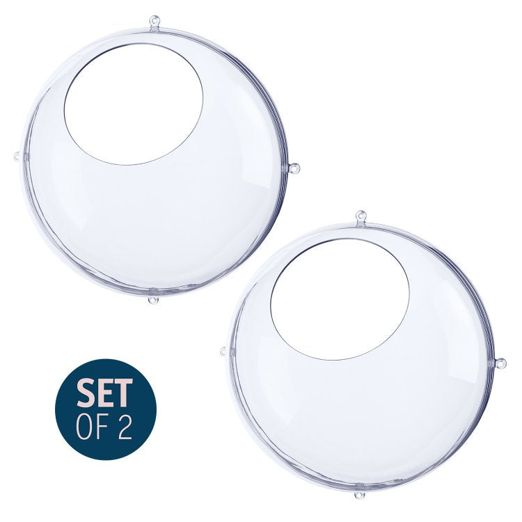 Koziol Orion klar kuppel sæt med 2 stk. uden bagplade