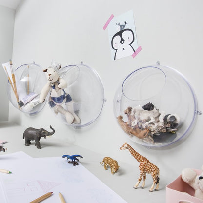 Koziol Orion klar kuppel sæt med 2 stk. uden bagplade