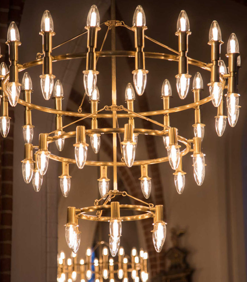 DANLAMP KIRKEKERTE LED-4 80V 3,5W E14