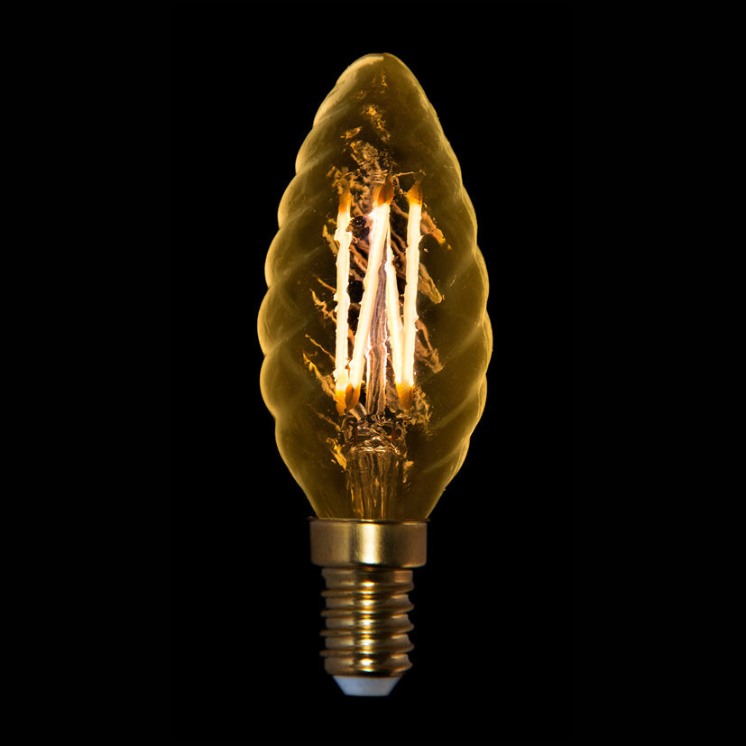 DANLAMP KRYSTALKERTE GOLD LED-4 240V 2,5W E14