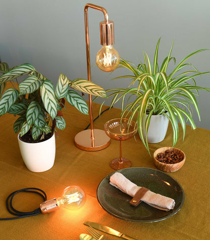 5 PAK - DANLAMP GLOBE DE LUXE GOLD LED-6 240V 100 lm 2W E27