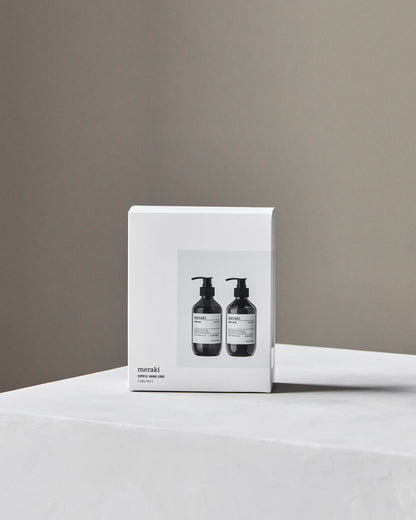 Meraki Silky Mist Gaveæske – Håndsæbe & Håndlotion 2 x 275 ml