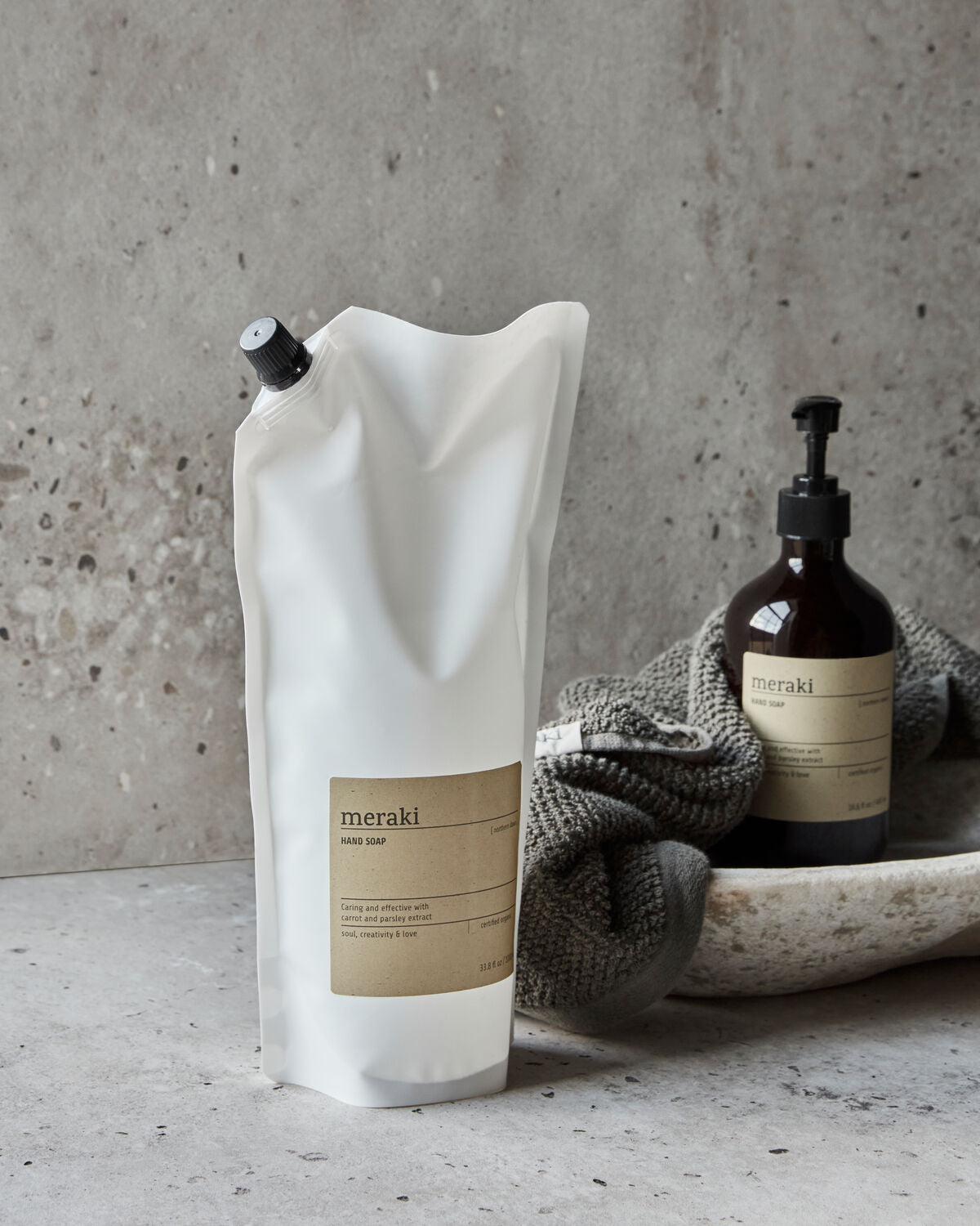Meraki Northern Dawn Håndsæbe Refill – 1000 ml