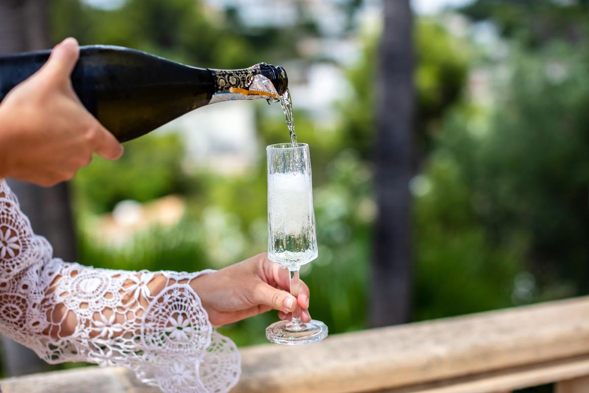 Koziol Club No. 14 champagneglas 100 ml, Brudsikkert plastik