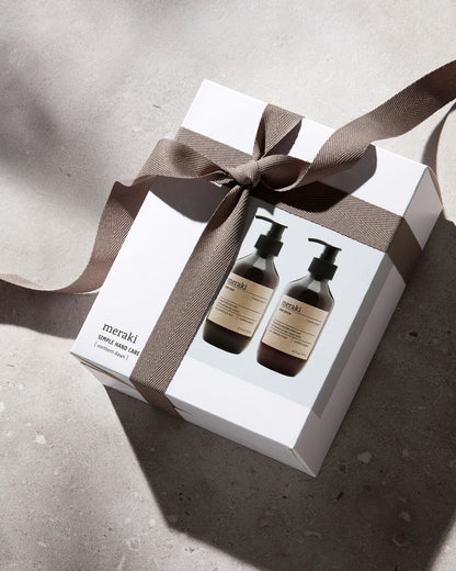 Meraki Northern Dawn Gaveæske – Håndsæbe & Håndlotion 2 x 275 ml