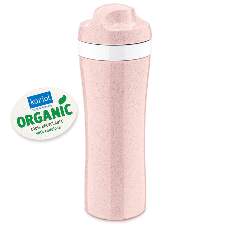 Koziol Drikkedunk Oase 425 ml pink, Organisk materiale