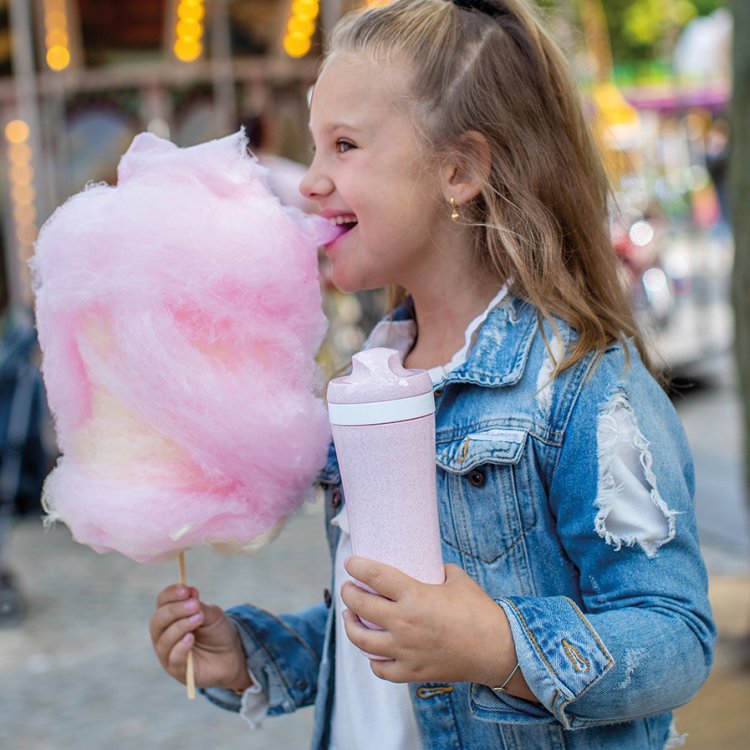 Koziol Drikkedunk Oase 425 ml blå, Organisk materiale