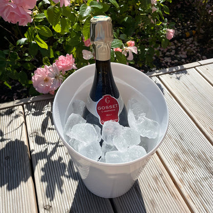 Champagne og flaskekøler 3 liter hvid