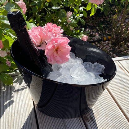 Champagne og flaskekøler 5 liter sort