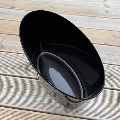 Oval flaskekøler 12 liter sort