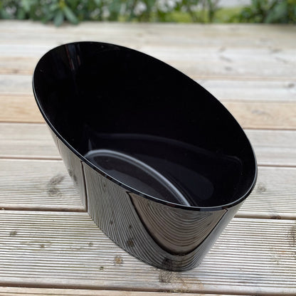 Oval flaskekøler 12 liter sort