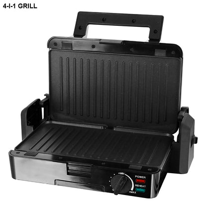 Haws multigrill 4-i-1 Vaffel, toast, flad og grill plade BPA Fri