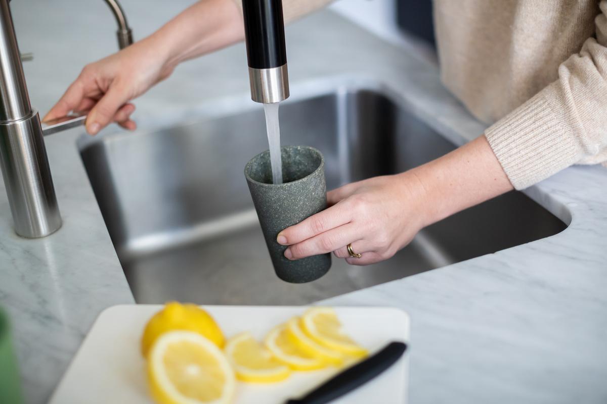 Koziol kop 350ml Connect Cup L Nature Ash Grey 2 stk.