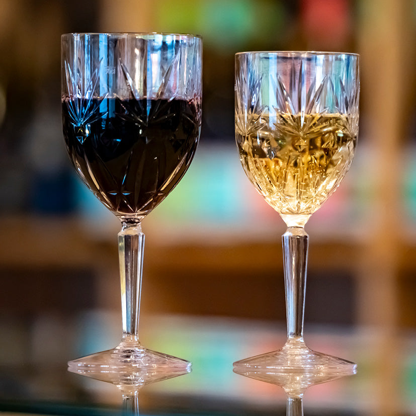 Premium Vinglas 28 cl CRYSTAL- GraMonty - Brudsikkert plastik