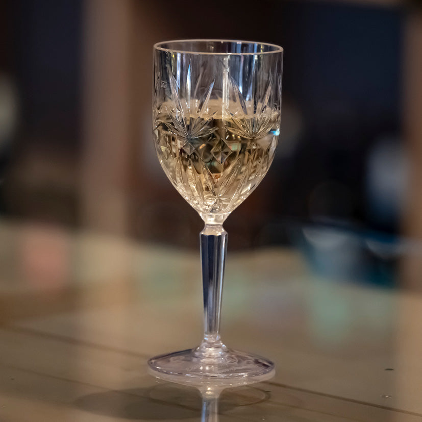 Premium Vinglas 28 cl CRYSTAL- GraMonty - Brudsikkert plastik