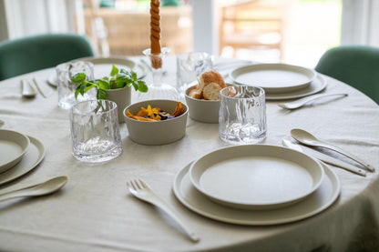 Koziol Tallerken Ø255mm Connect Plate, Nature Leaf Green 4 stk.