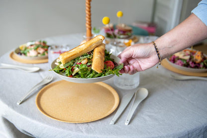 Koziol Tallerken Ø255mm Connect Plate, Nature Desert Sand 4 stk.