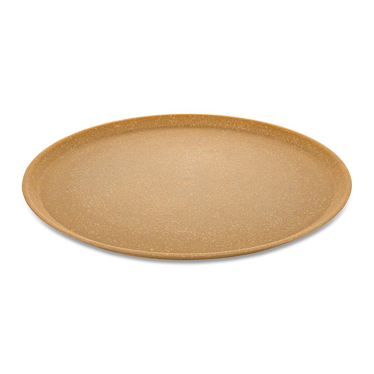 Koziol Tallerken Ø255mm Connect Plate, Nature Wood 4 stk.
