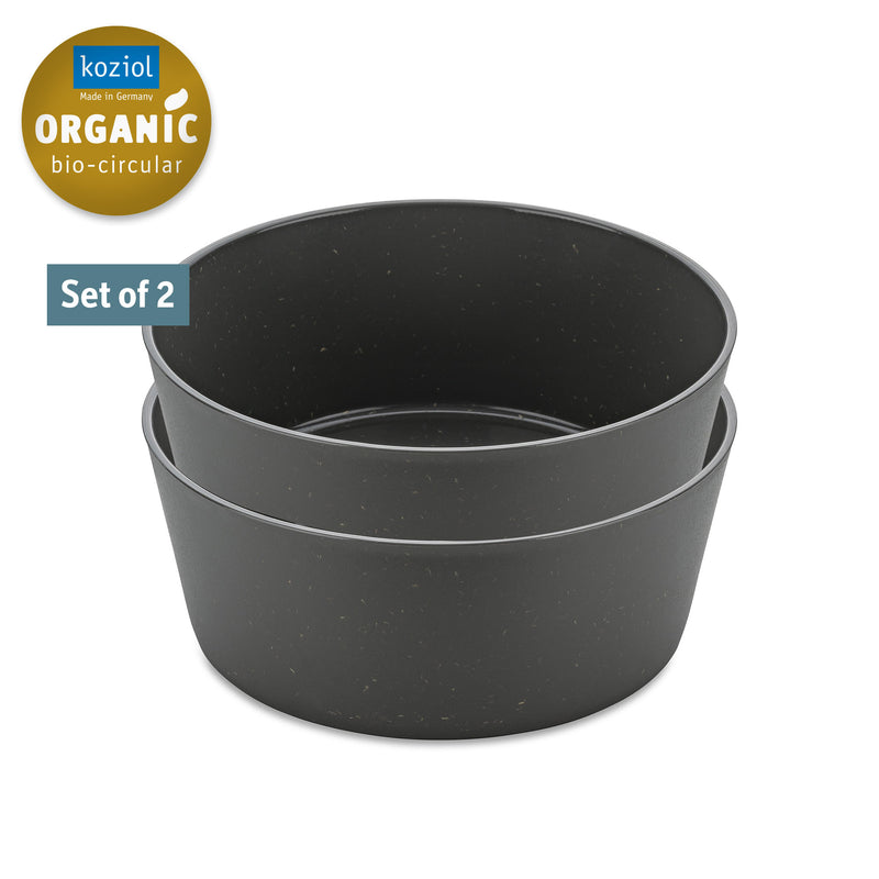 Koziol Skål Ø123mm Connect Bowl 0.4L Nature Ash Grey
