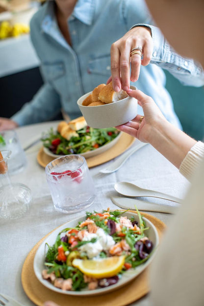 Koziol Skål Ø123mm Connect Bowl 0,4L Nature Wood 2 stk.