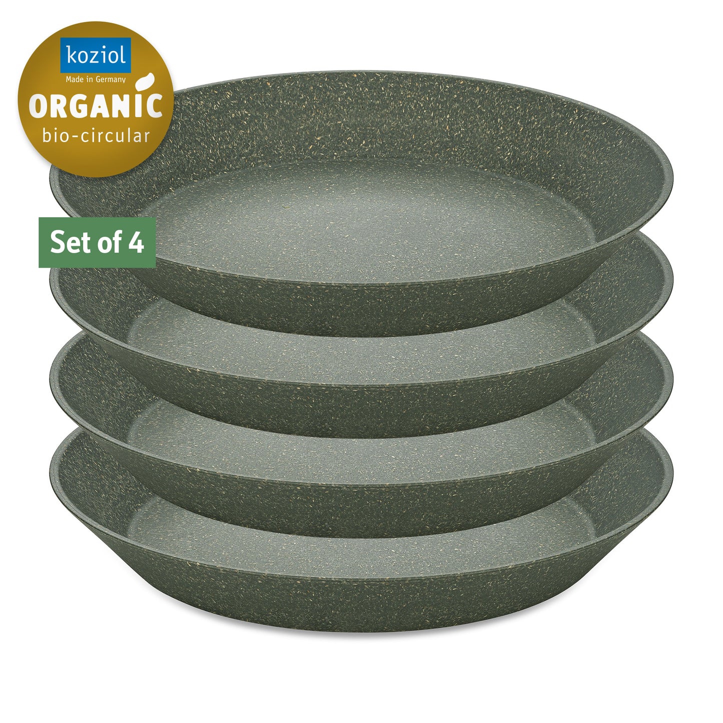 Koziol Tallerken Ø240mm Connect Plate Nature Ash Grey