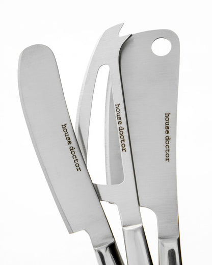 House Doctor Osteknive, Cheese, Silver