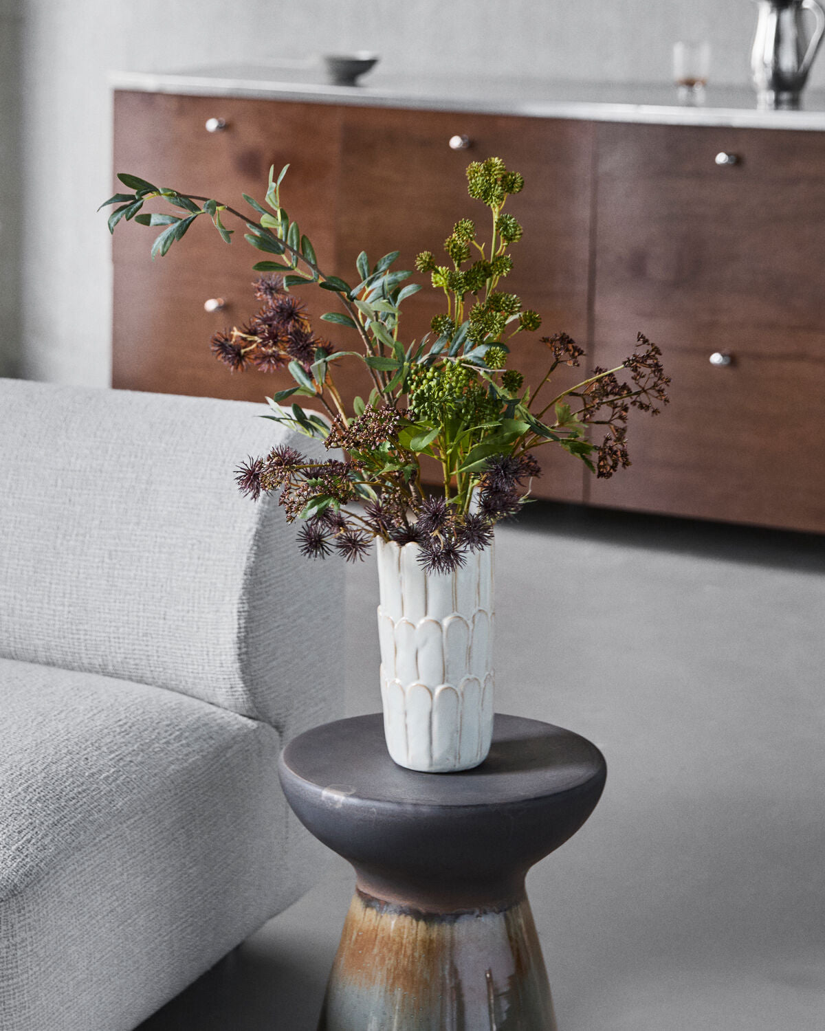 House Doctor Vase, Ezra, Off-white