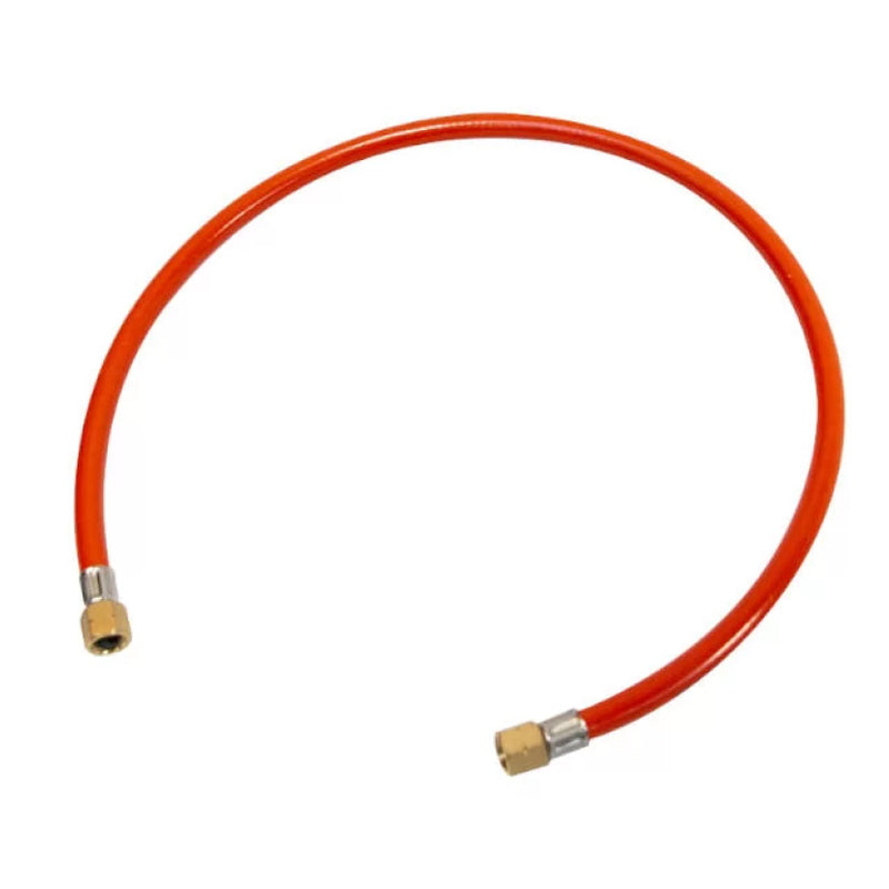 Gas slange m. møtrik, 1/4" 500 cm. (5 meter)