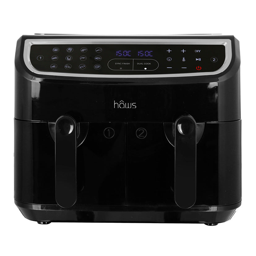 Haws Air Fryer 2 x 4,5L Sejerø dobbelt + Gratis Steak Champ Olie Spray