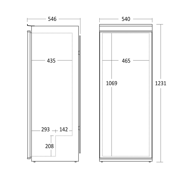 Integrerbare Fryseskab 127 liter - BIF 172 W Scandomestic