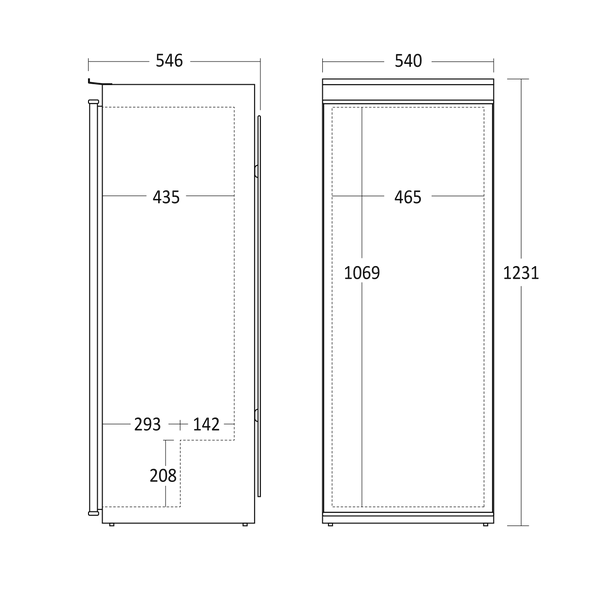 Integrerbar Køleskab 197 liter - BIK 222 W Scandomestic
