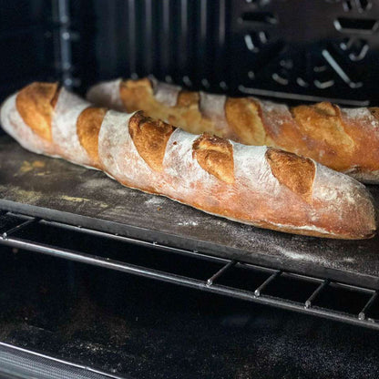 Bagestål med pizzaspade - Til sprød pizza og luftigt brød