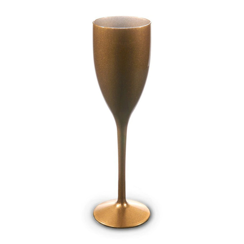 Brudsikre champagneglas guld 13 cl